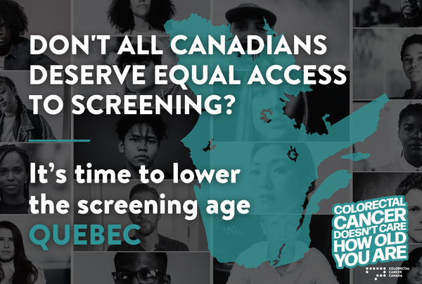 Lower the screening age for colorectal cancer to 45 years old - Quebec