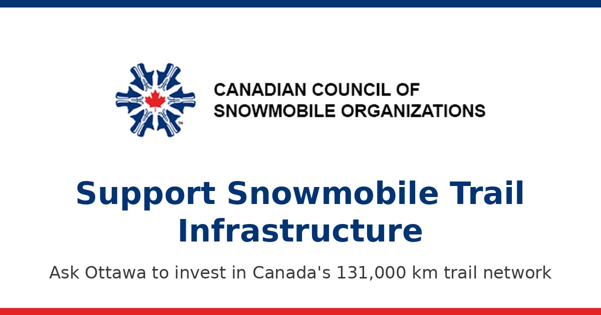 Support Snowmobile Trail Infrastructure